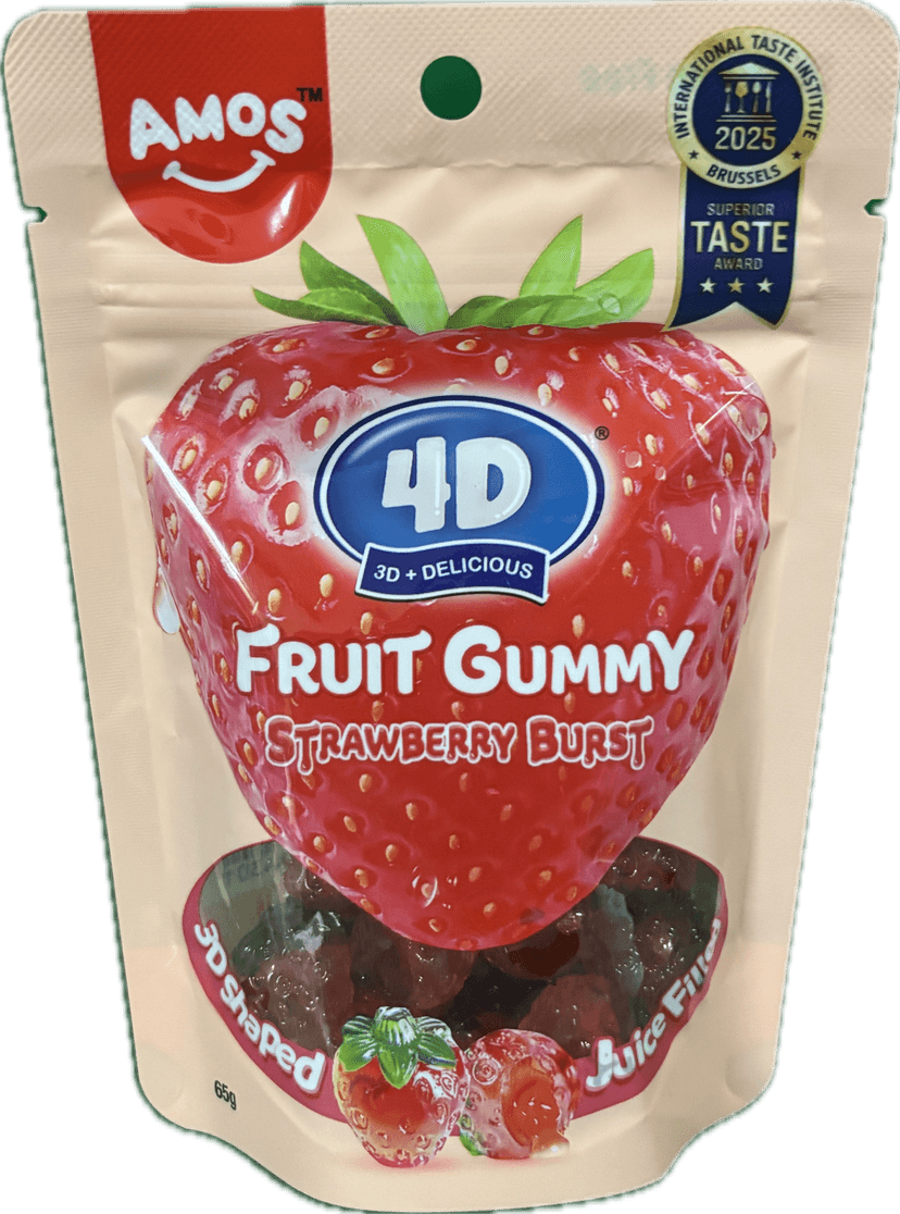 Amos Gummy 65g*36 st.berry